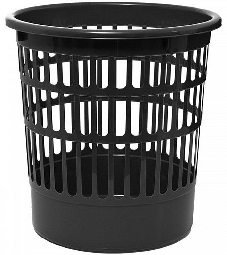 Корзина для мусора OfficeClean 9 литров, сетчатая, черная