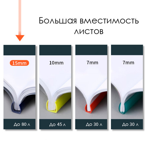 Папка для курсовых работ DELI А4 корешок 15 мм