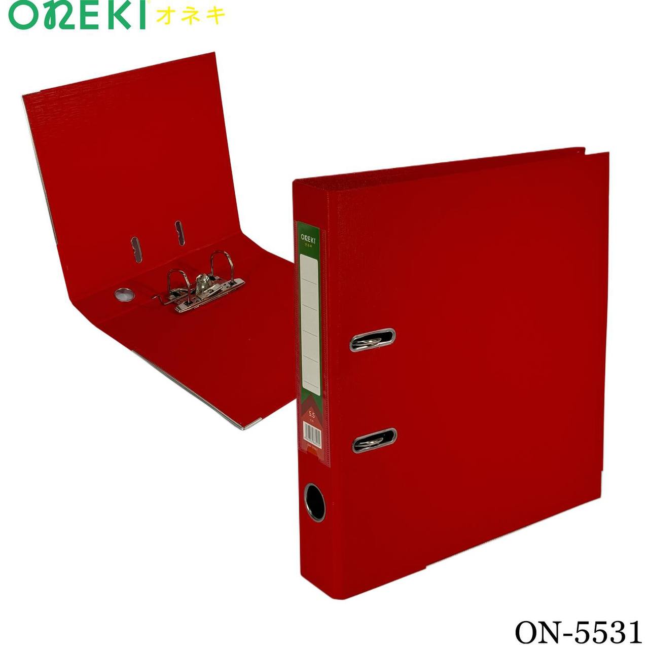 Папка регистрации 5.5см, ONEKI, ON-5531-RED (КРАСНЫЙ)