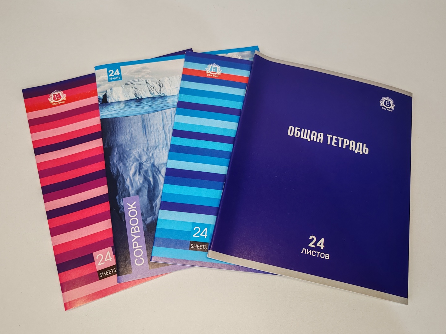 Тетрадь А5 24л клетка Eler-Plast