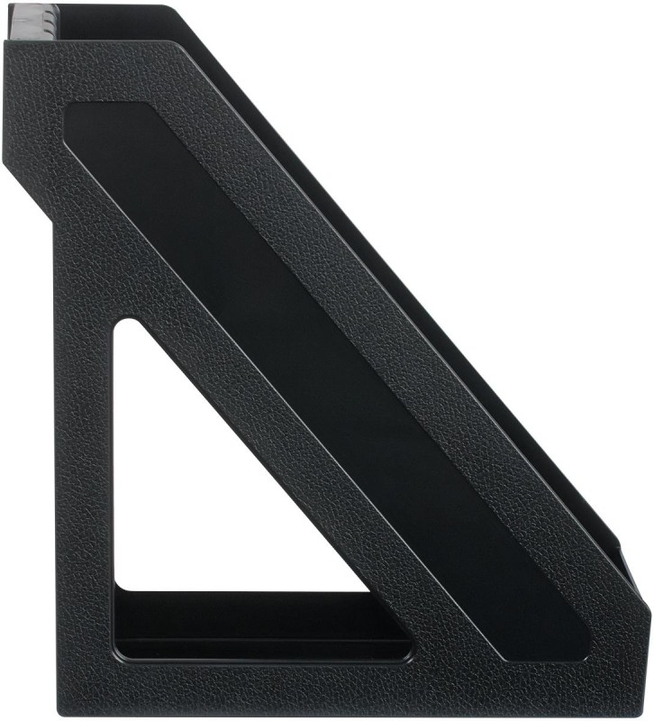 Лоток вертикальный для бумаг СТАММ Базис черный, ширина 100 мм ЛТВ-30853