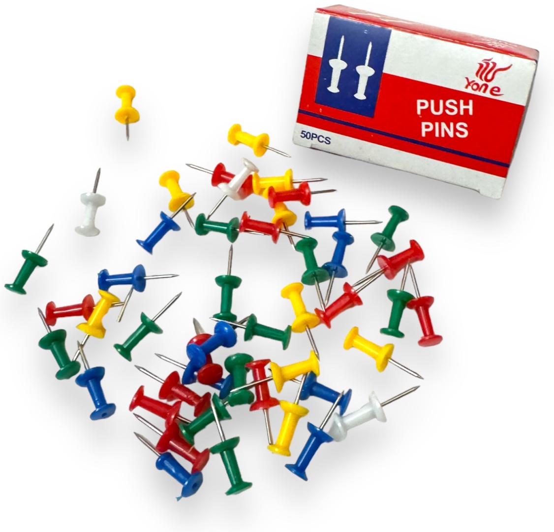Силовые кнопки-гвоздики, цветные Yone, (10 шт/уп) ( YY-P001)