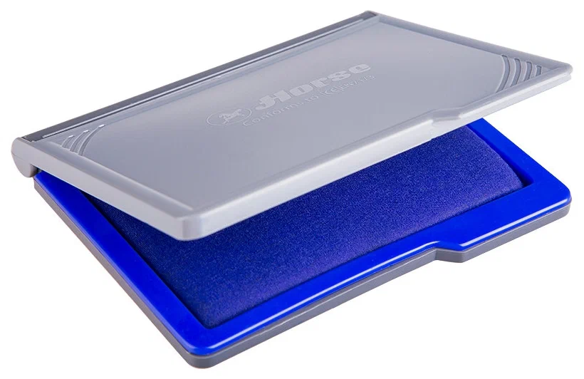 Штемп. подушка Китай Horse №2 синяя