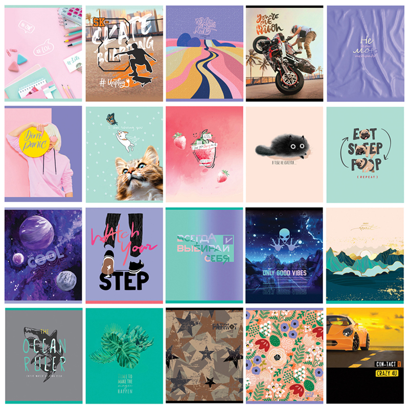 Тетрадь общая 48 листов ЛИНИЯ, 4848 PAPYRUS