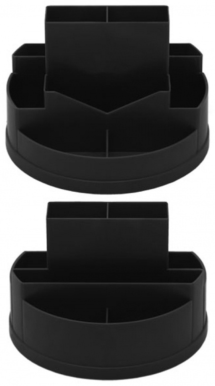 Органайзер вращающийся СИТИ, черный СТАММ ОР110