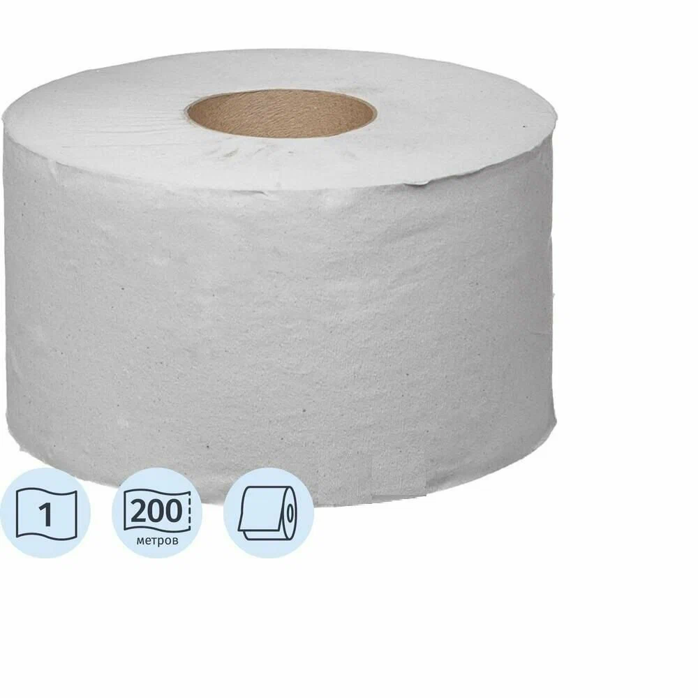 Бумага туалетная на гильзе 200 м