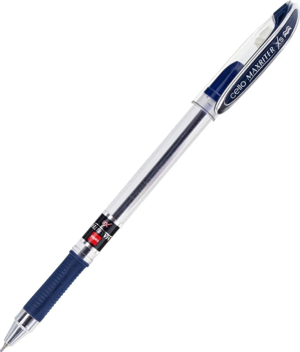 Ручка шариковая синяя, cello MAXRITER XS, CL-878 +1 (10 шт/упак) ОРИГ ИНДИЯ