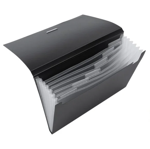 Папка портфель Deli А4 на резинке 7 отделений А4-7Р