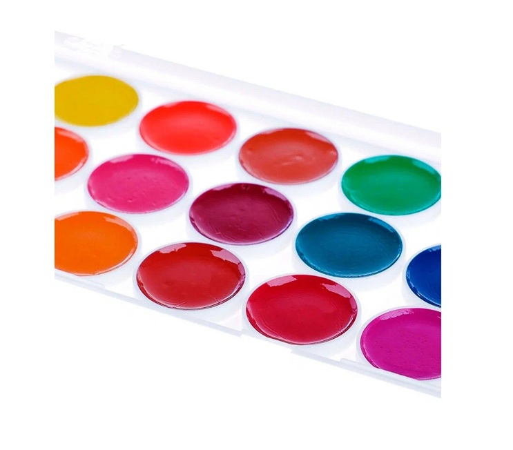 Акварель медовая ZOO 24 цветов без кисти