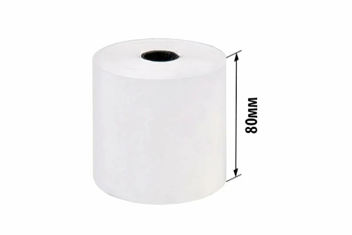 Кассовая лента 80*80*12 (80м) ON-8080 ( 5 шт/уп)
