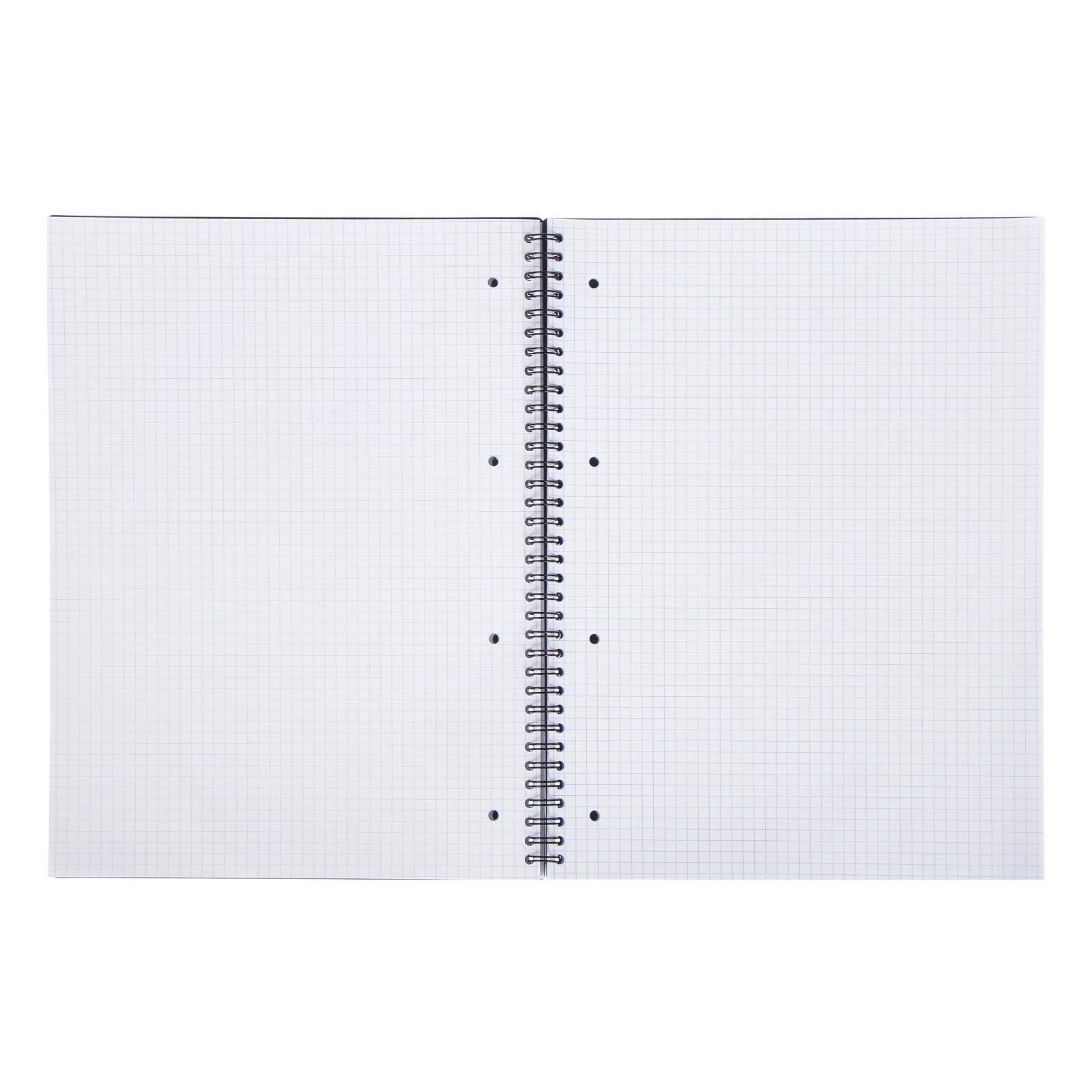 Тетрадь А4 80 листов в клетку на гребне