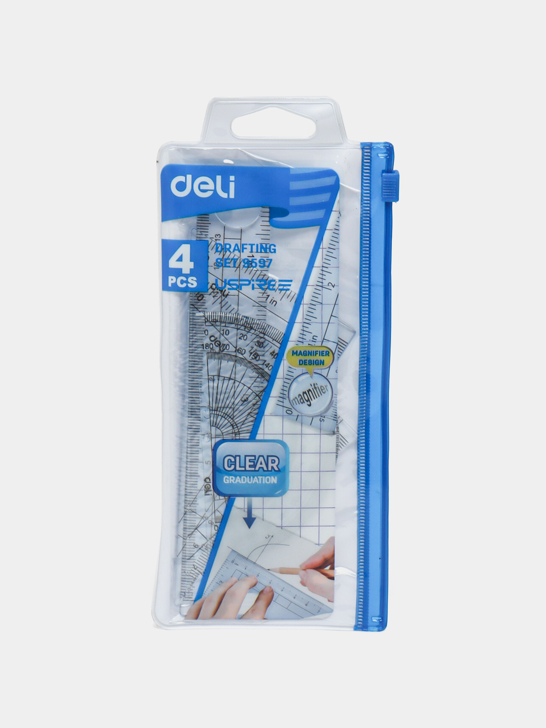 Набор линеек для школы DELI 4 предмета