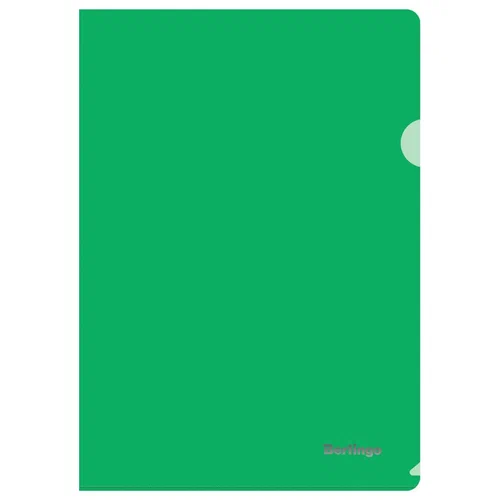 Папка уголок А5 Berlingo зеленая