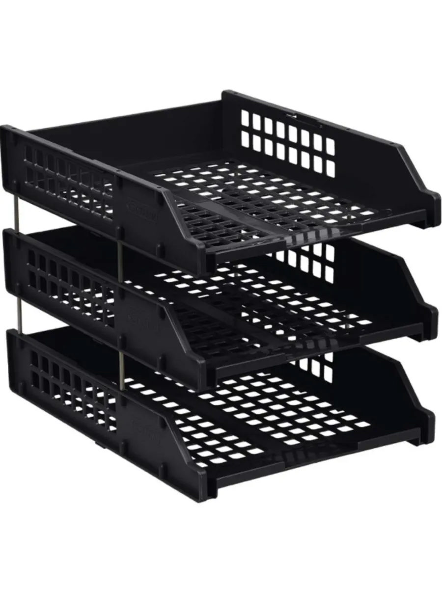 Лоток для бумаг горизонтальный, 3 секции, ONEKI, ON-838