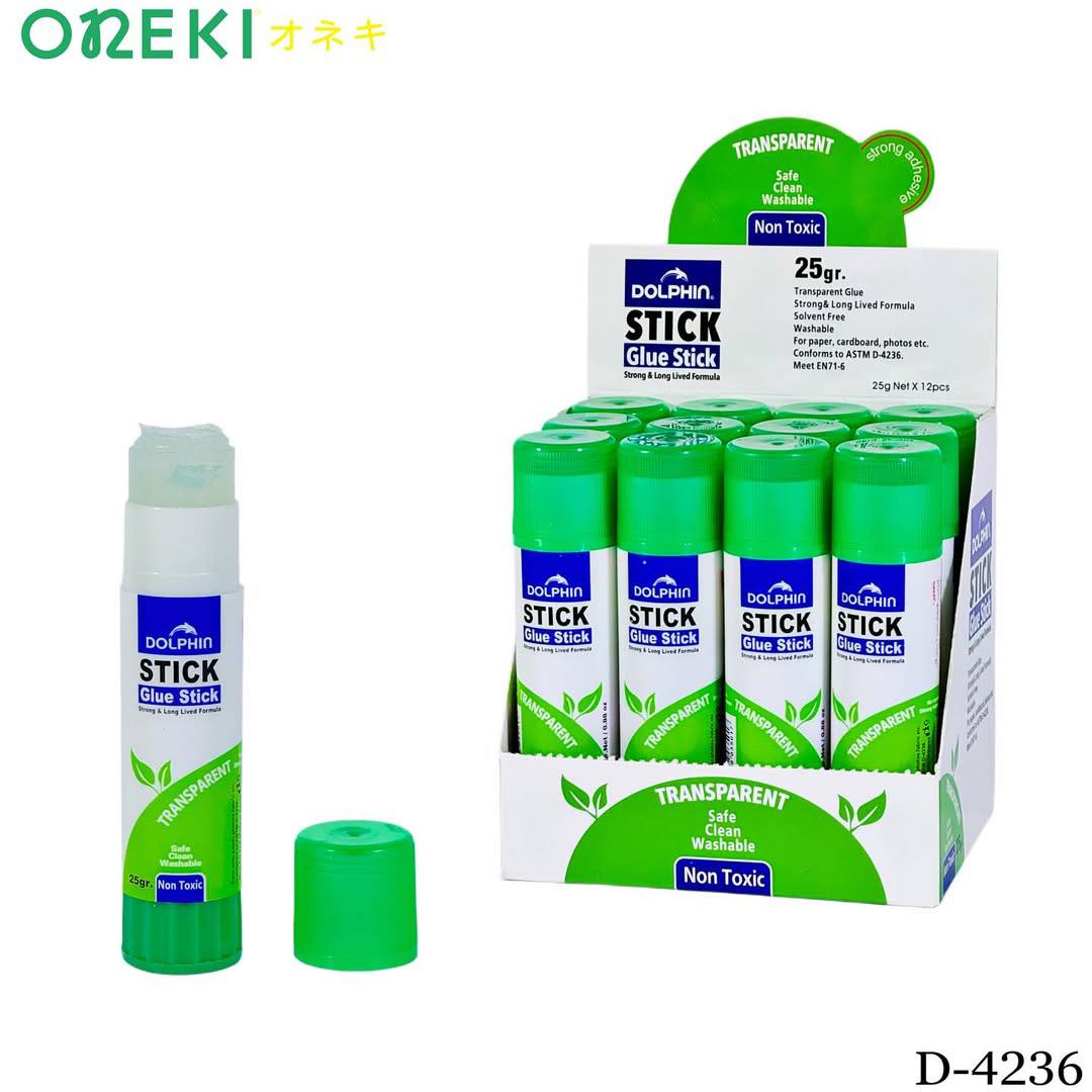 Клей-карандаш  25гр. Dolphin